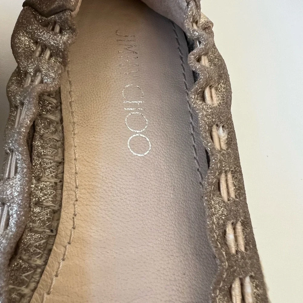 Jimmy Choo. Flat Espadrilles. Excellent Condition